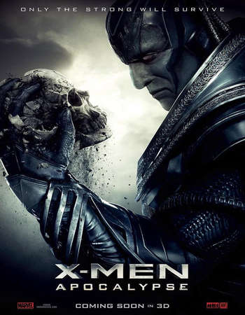 Poster Of X-Men Apocalypse 2016 Dual Audio 400MB HC HDRip 576p ESubs Free Download Watch Online Worldfree4u