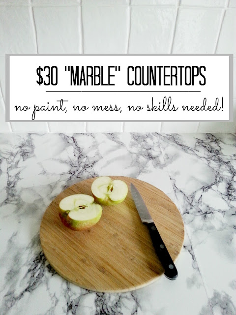 diy super cheap, easy marble look counters done with contact paper. www.makedoanddiy.com diy super cheap, easy marble look counters done with contact paper. www.makedoanddiy.com