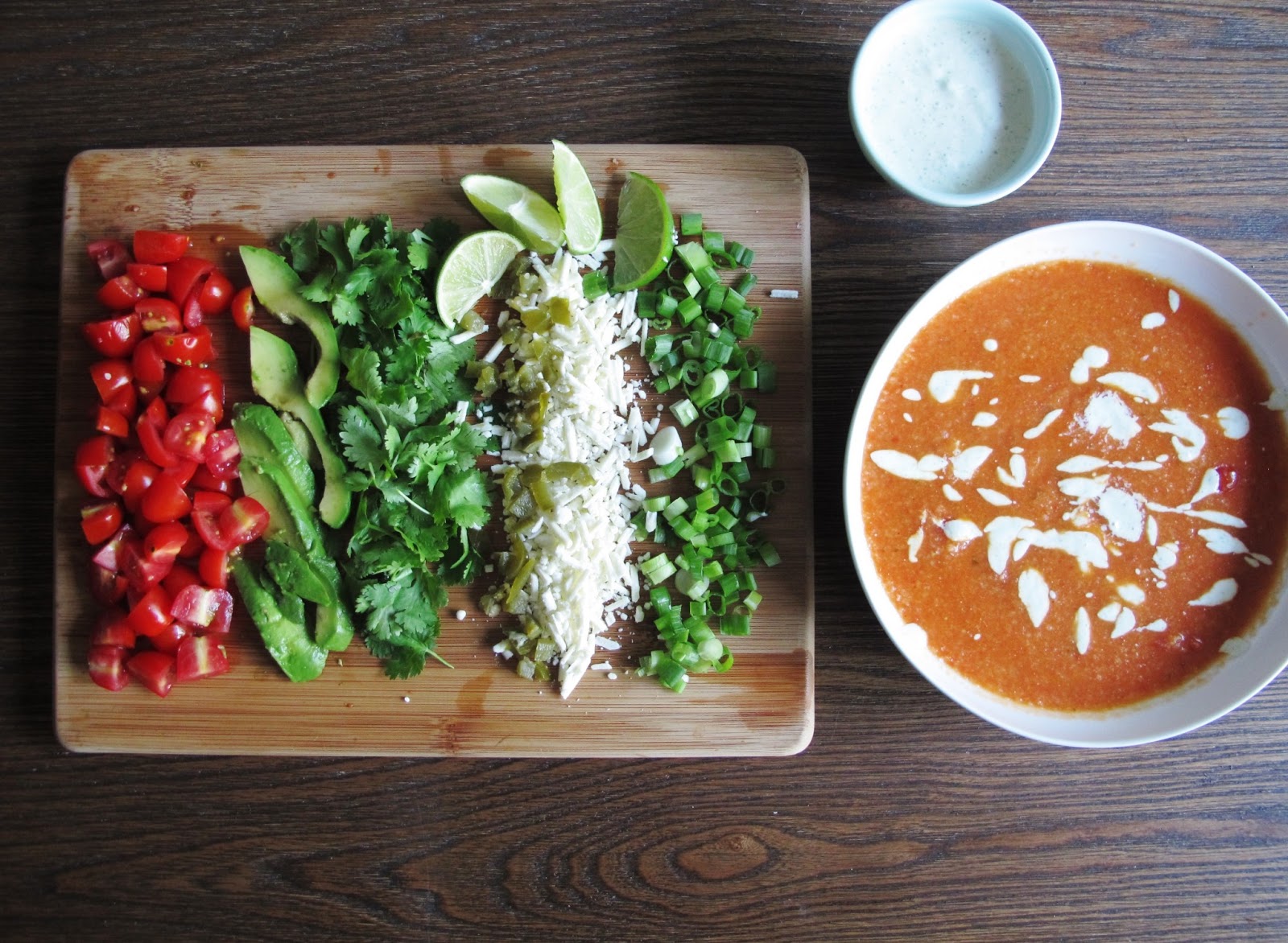 BITE. EAT. REPEAT. JAMIE'S MEXICAN TOMATO SOUP PAIRED WITH MY CRUNCHY TACOS, EQUALS A TASTY FIESTA.