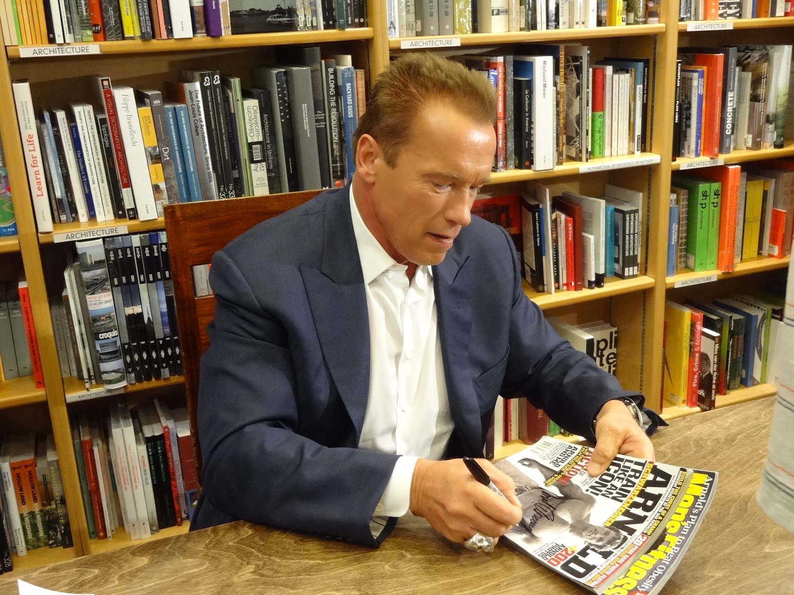 50 something years & Fierce New York Arnold Schwarzenegger's Surprise