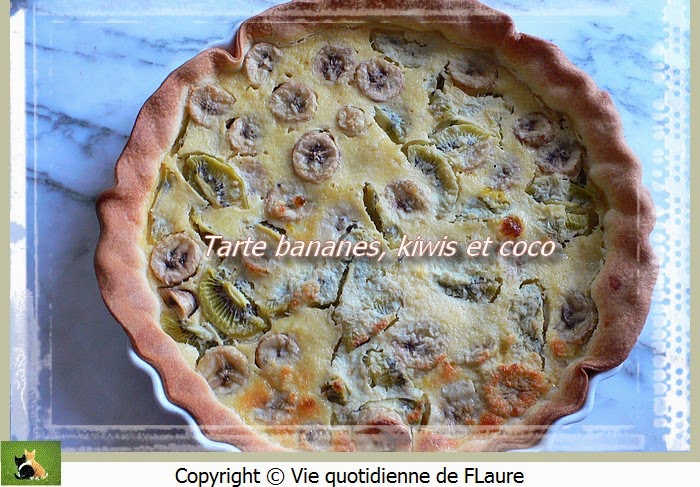 Vie quotidienne de FLaure: Tartelettes bananes, kiwis et coco
