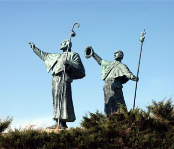 El camino de Santiago une Europa Monte do Gozo última etapa del Camino