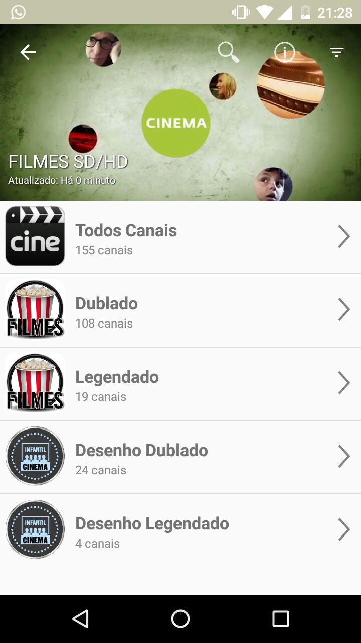 flista de filmes