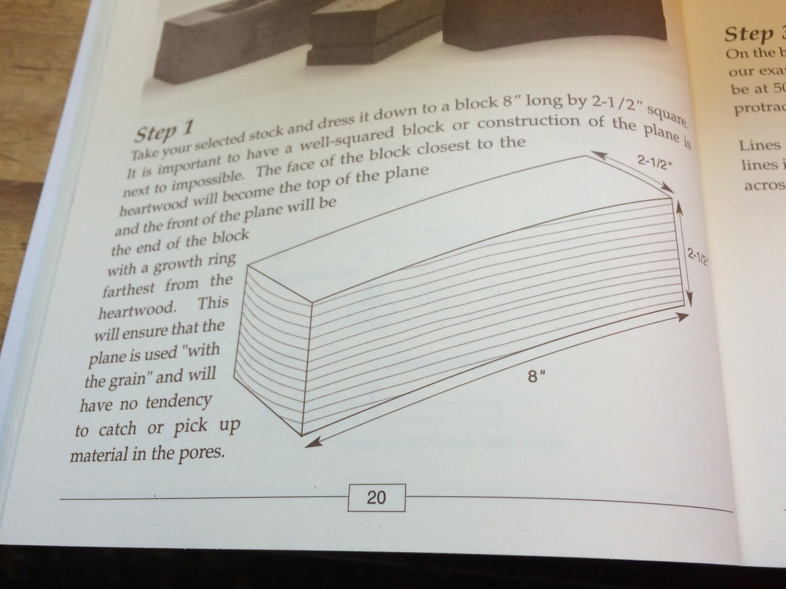 Willow Wood Shop Grain Direction for Wooden Planes