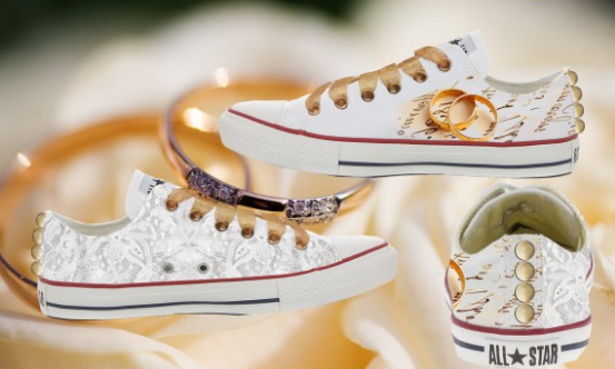 scarpe all star sposa