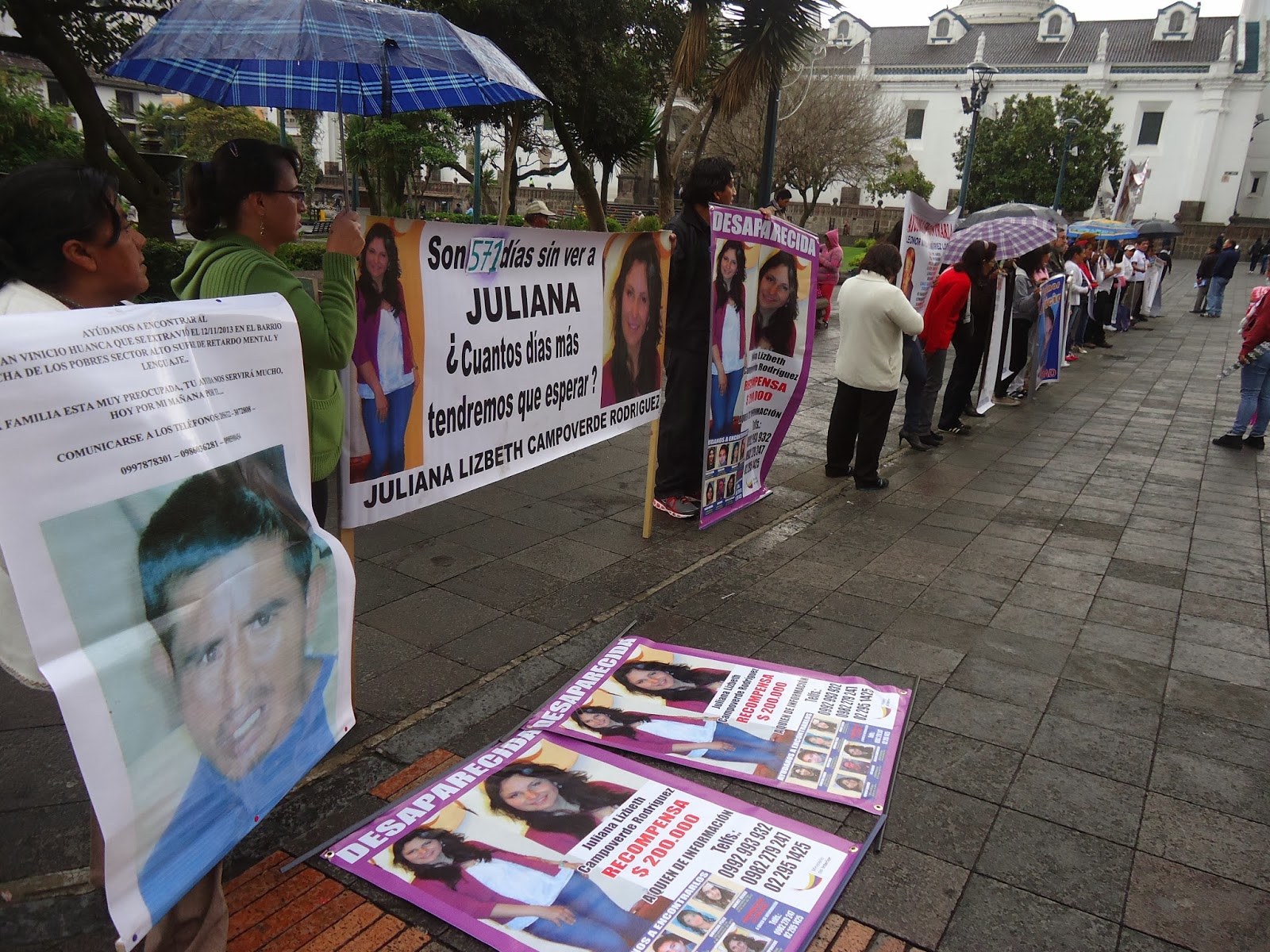Exigen familiares de desaparecidos en Ecuador acelerar pesquisas