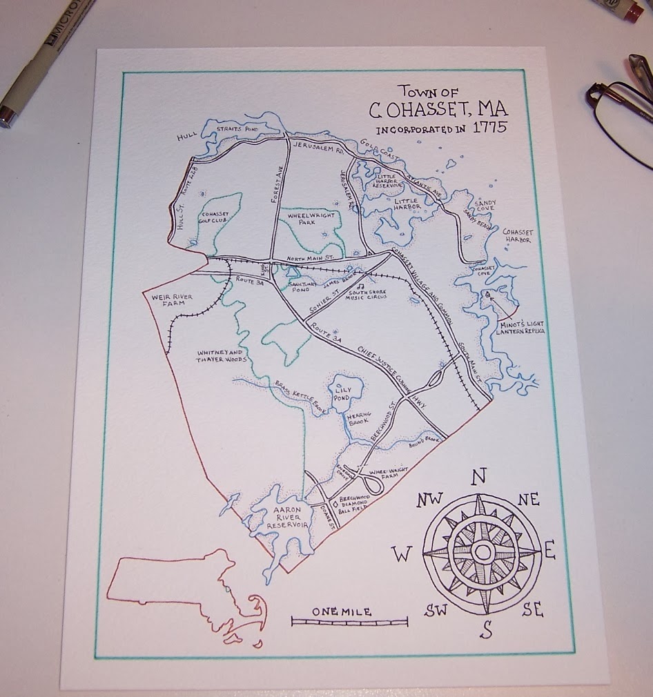 River's Edge Maps Cohasset, MA Map Commission