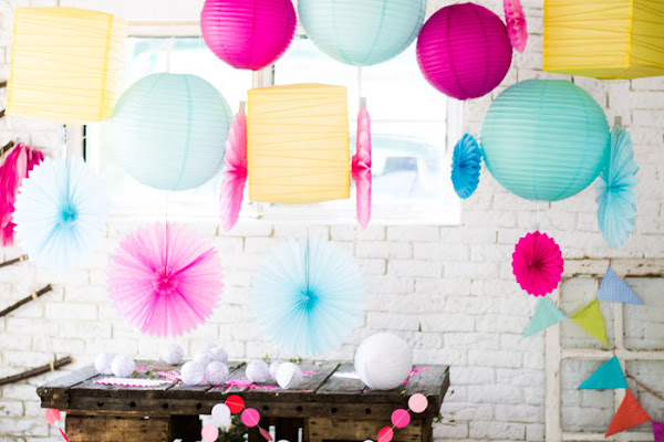 Decoración color fiesta