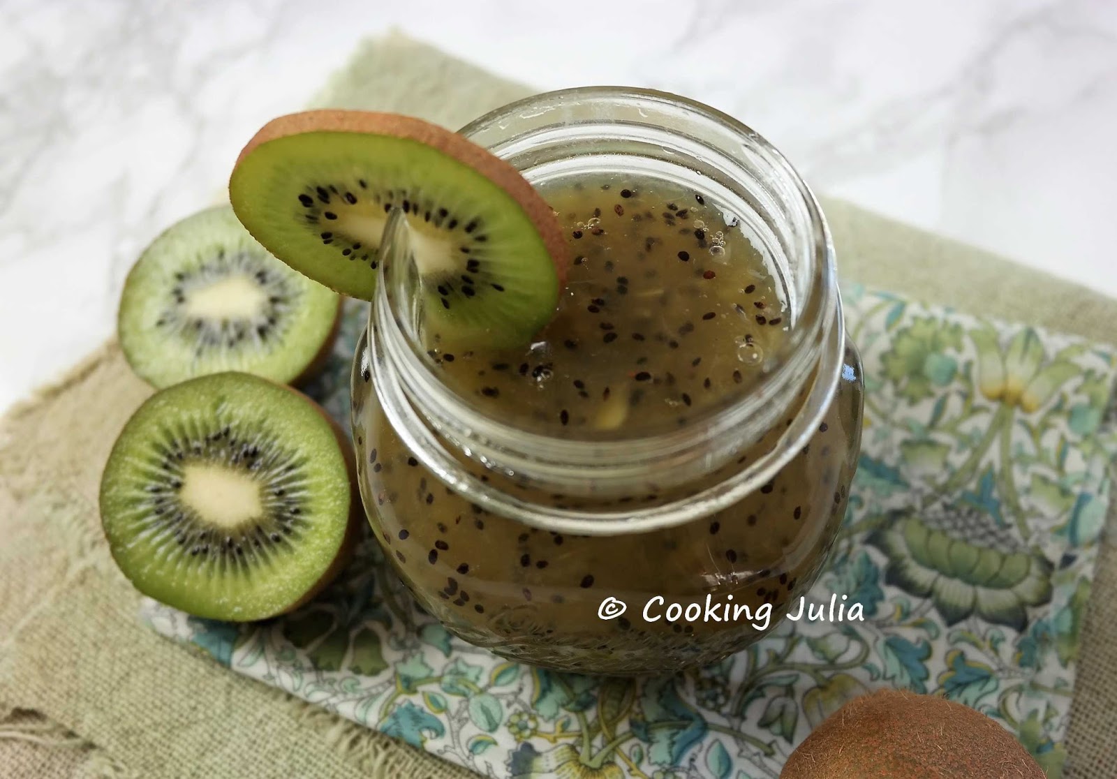 COOKING JULIA CONFITURE DE KIWIS