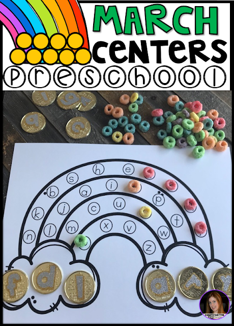 Are you looking for fun thematic spring centers that you can prep quickly for your preschool classroom?  The check out March Centers for Preschool!