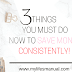 Save money consistently with these 3 easy steps