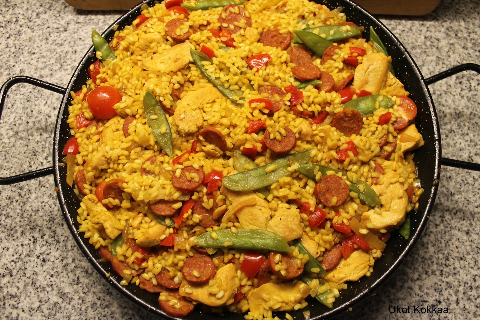 Ukot Kokkaa Kanachorizopaella