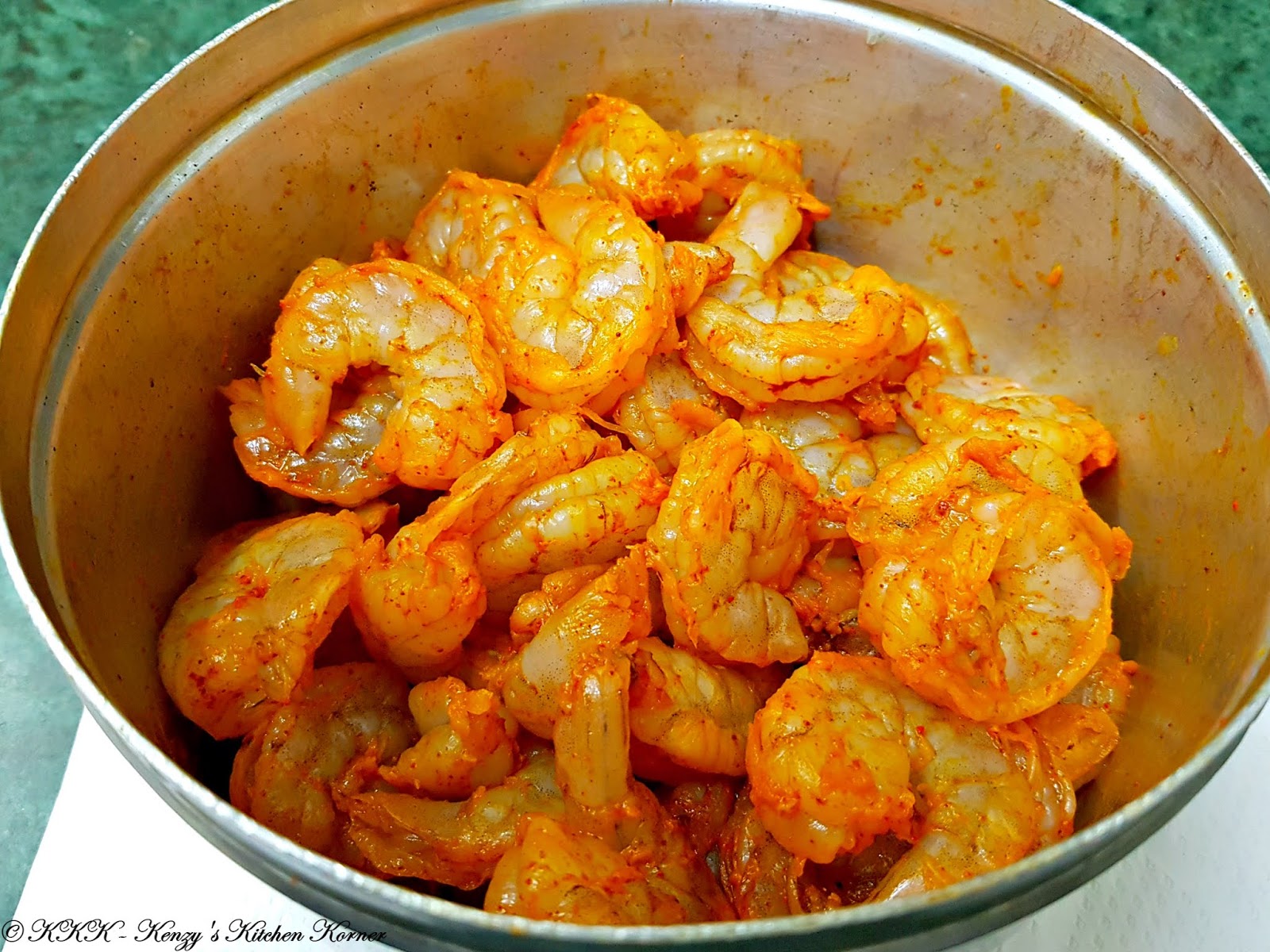 Kenzy's Kitchen Korner... Parsi Kolmi no Patio (Prawn Patio)