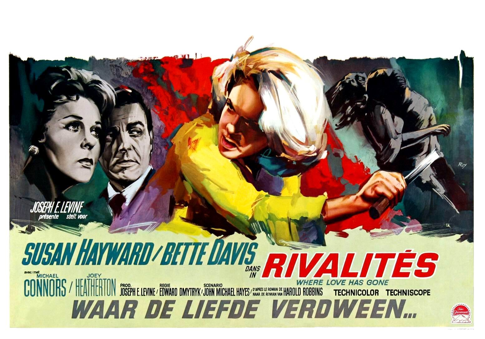 Rivalités (1964) Edward Dmytryk - Where love has gone (10.12.1963 / 1964)