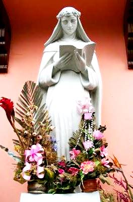 Santa Rosa de Lima Foto de la estatua de Santa Rosa de Lima