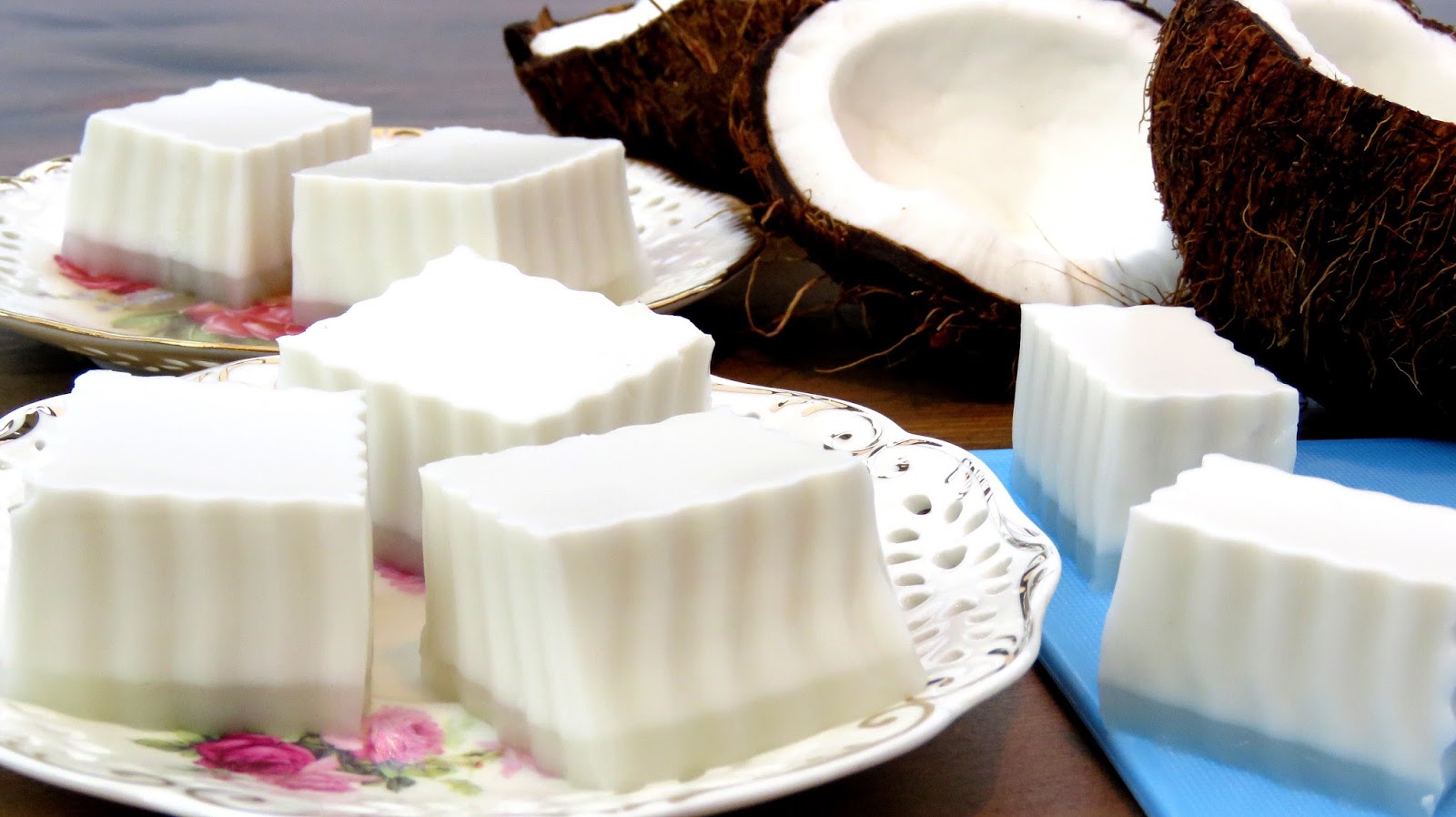 Josephine's Recipes How To Make Coconut Milk Pudding 椰汁糕 Summer