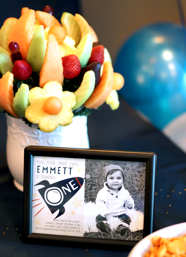 A Space Themed First Birthday Party (Bubby and Bean)
