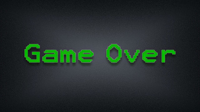 Game Over 8-bit - Fond d'écran en Full HD