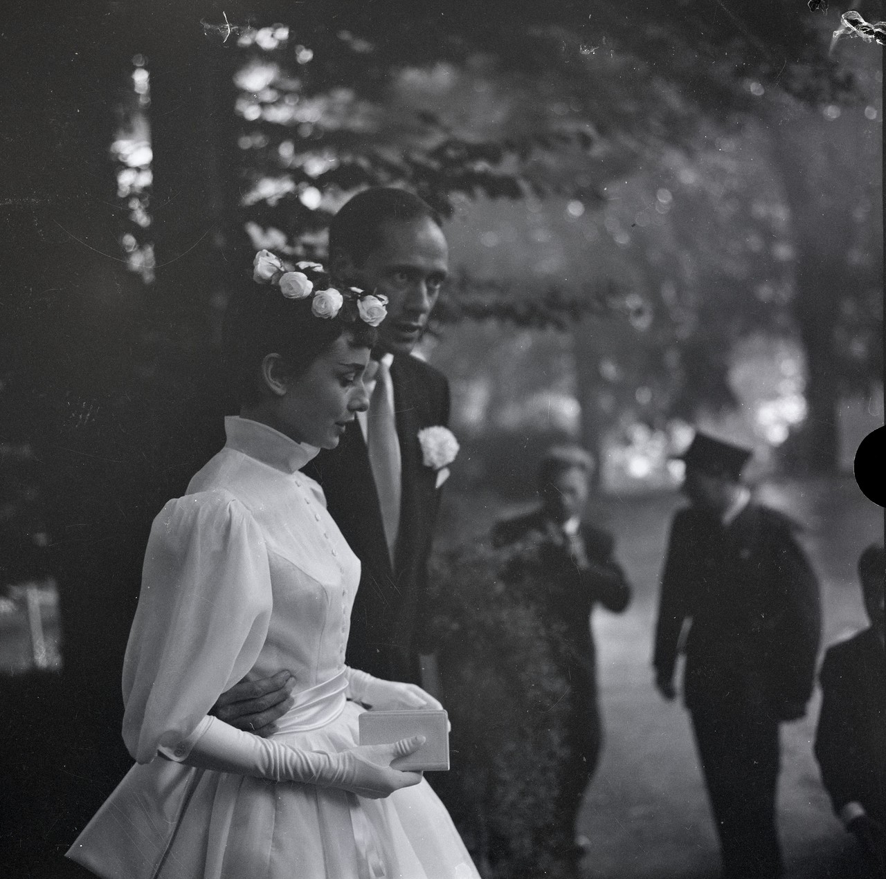 Rare Photographs of Audrey Hepburn and Mel Ferrer on Their Wedding Day