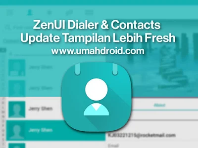 Aplikasi Bawaan Kontak Zenfone Asus ZenUI Dialer and Contact