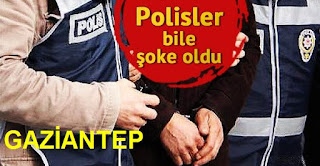 Gaziantepte Polisleri Şok Eden Olay