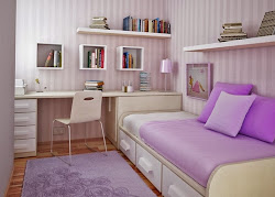 bedroom purple teenage designs