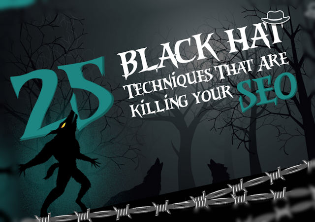 25 Black Hat SEO Techniques That Are Killing Your Website [Infographic]