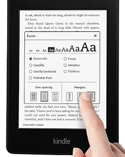 Menu kindle paperwhite