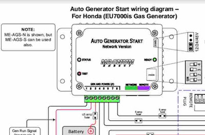 Honda EU7000is Wiring Diagram