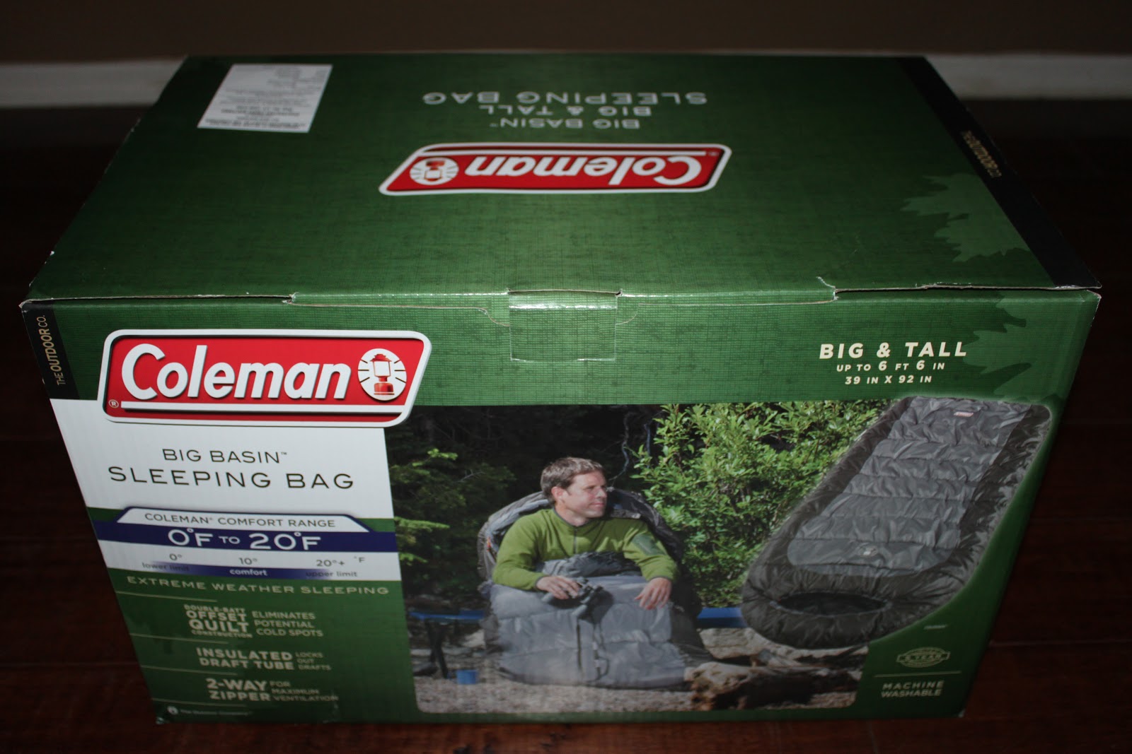Stereowise Plus Coleman Big Basin Extreme Weather Sleeping Bag Review