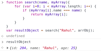 find javascript array object value mastering