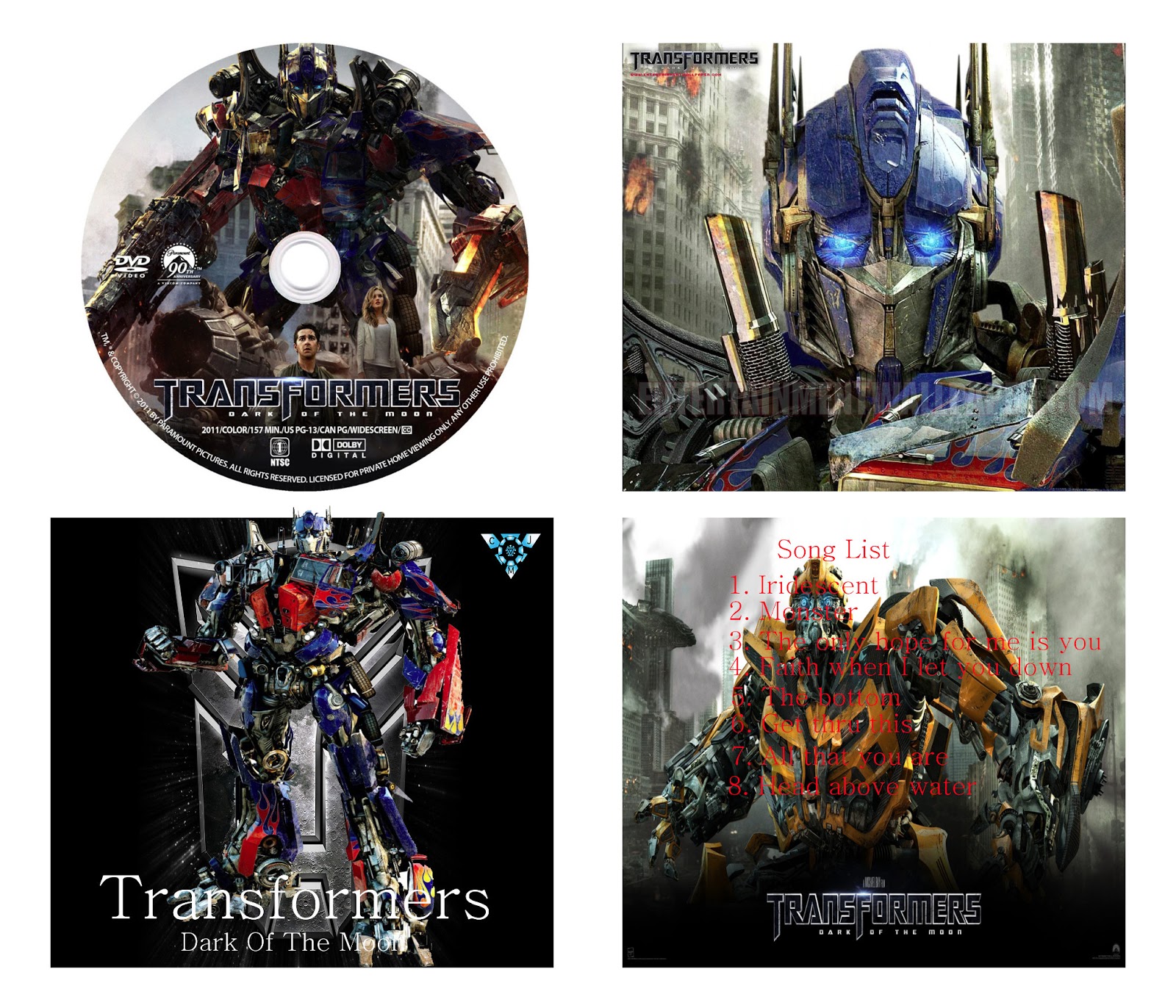 Custom Logo Custom Transformers 3 Album