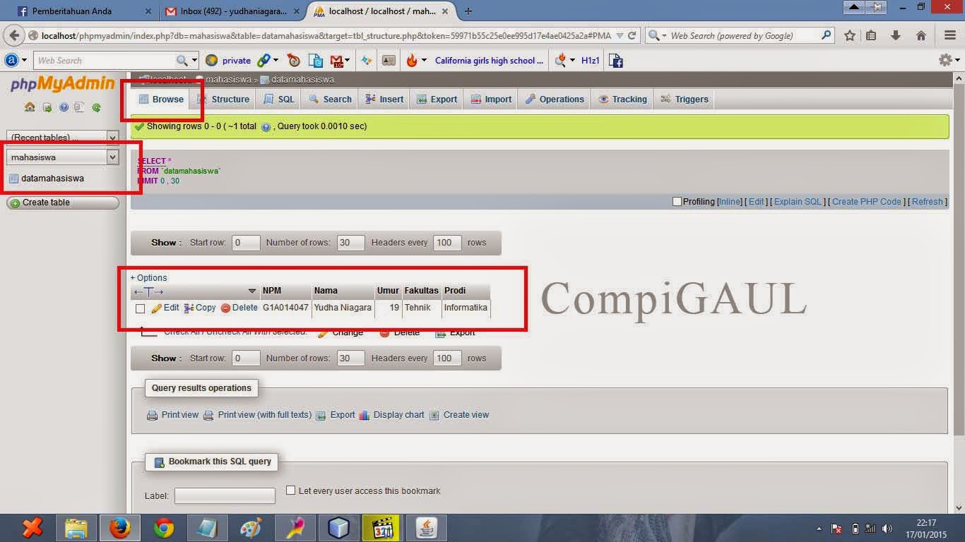 Cara Menginputkan Data Dari Netbeans Ke Database MySQL « compi gaul