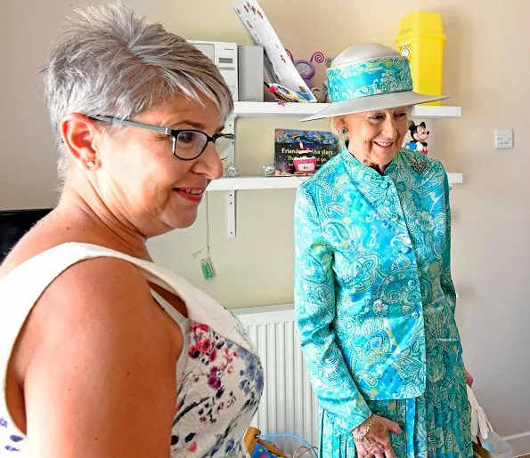 Britain's Princess Alexandra visited FitzRoyUK in Suffolk to officially open Stepping Stones service. Queen Elizabeth's first cousin