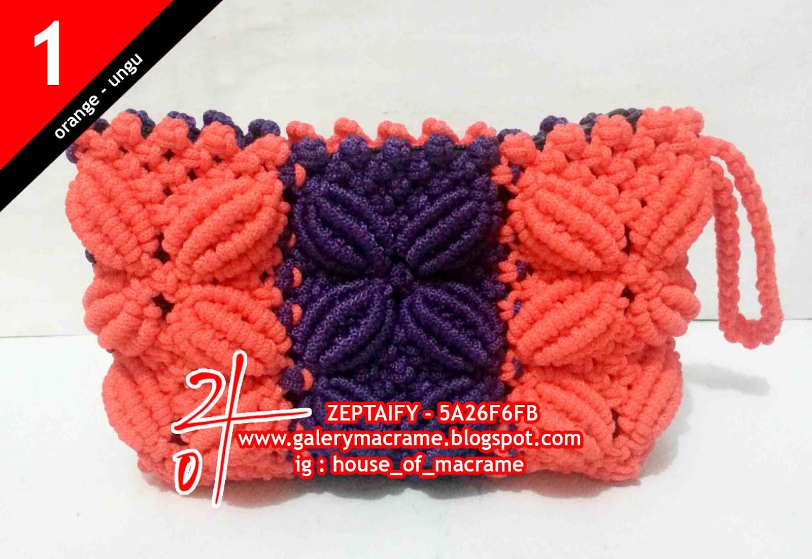 Dompet Tali Kur Motif Bunga Kerang Besar Warna Orange Ungu Tua Za Galery Macrame And Crochet dompet tali kur motif bunga kerang besar warna orange ungu tua za galery macrame and crochet