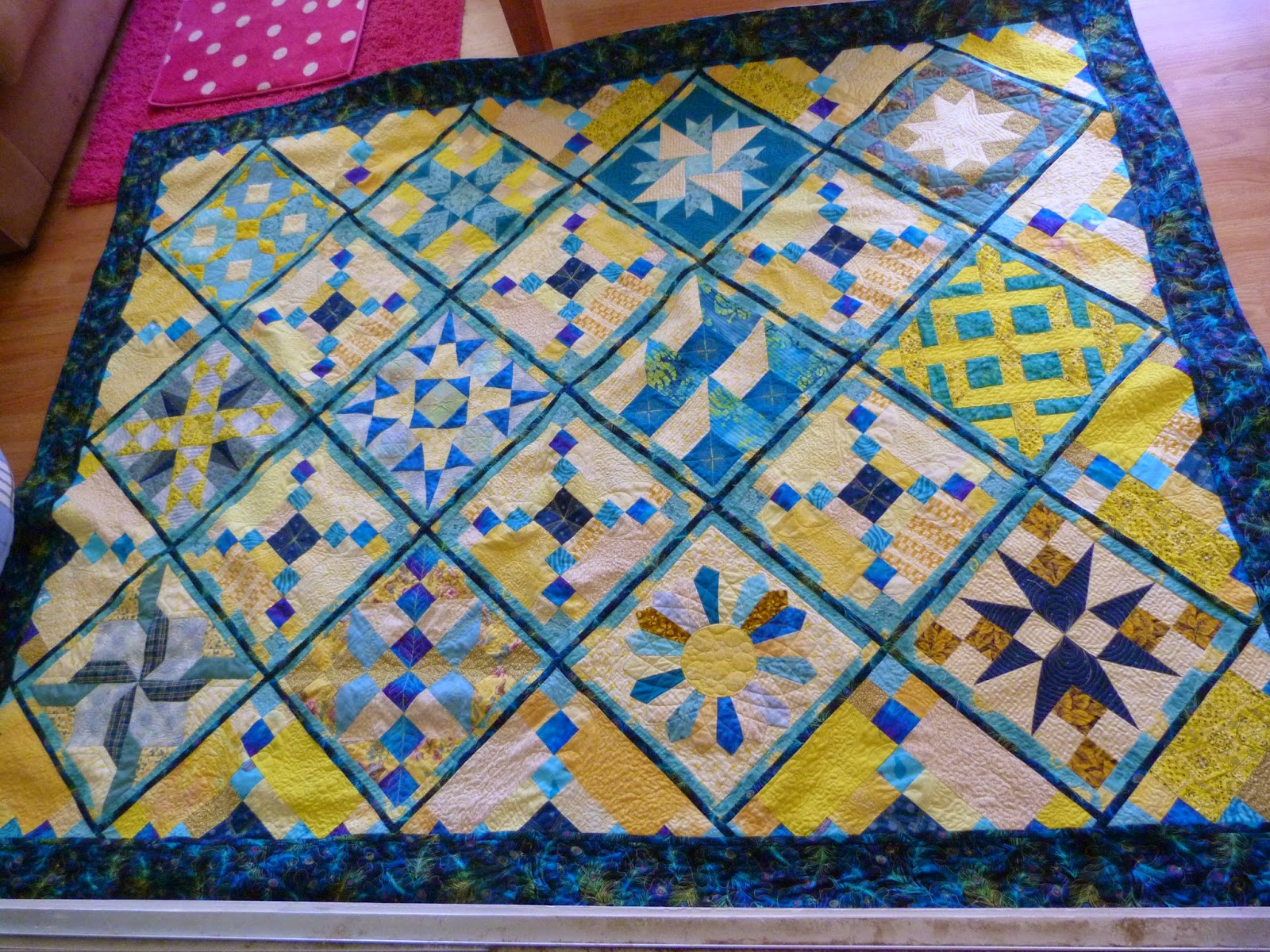 CHQuilts: Stars on Point quilt