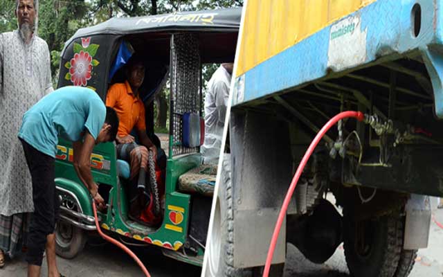 The mobile CNG stations ঝুঁকিপূর্ণ ভ্রাম্যমান সিএনজি স্টেশন