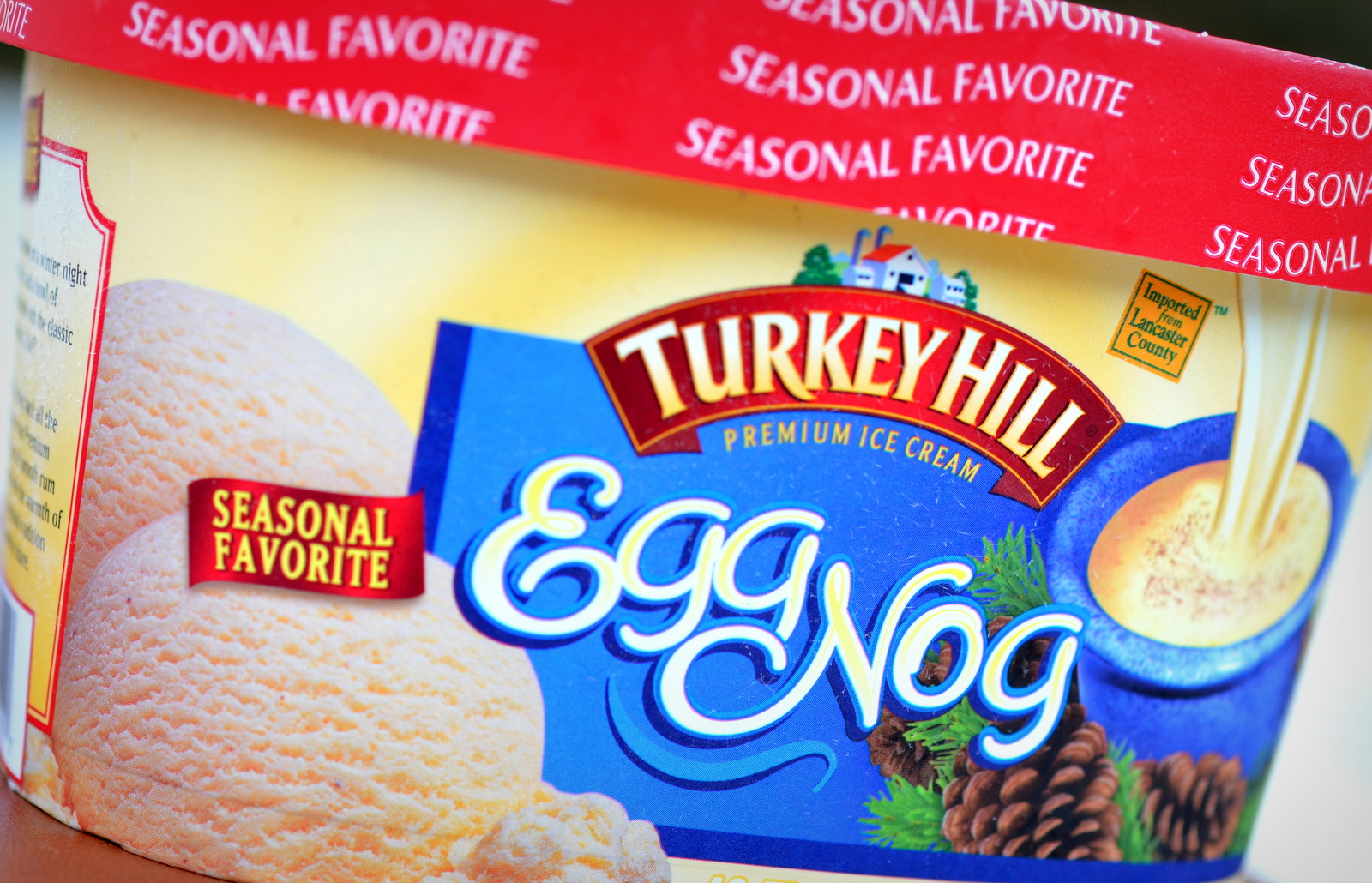 food and ice cream recipes REVIEW Turkey Hill Eggnog (Seasonal Favorite Limited Edition)