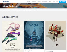 Open Projects Blender