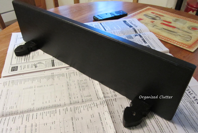 An Upcycled Thrift Shop Shelf Organized Clutter