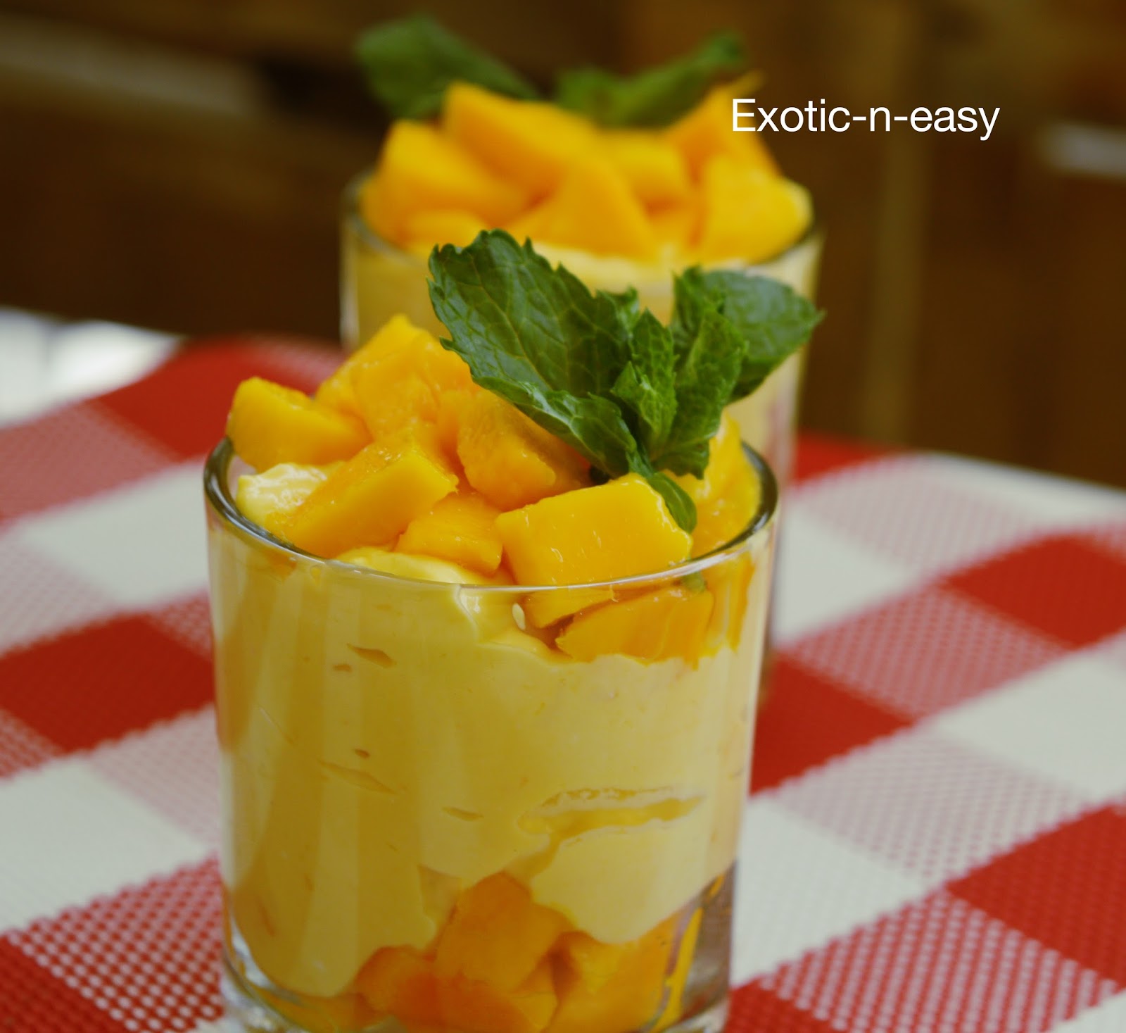 exoticneasy cooking Mango Yogurt