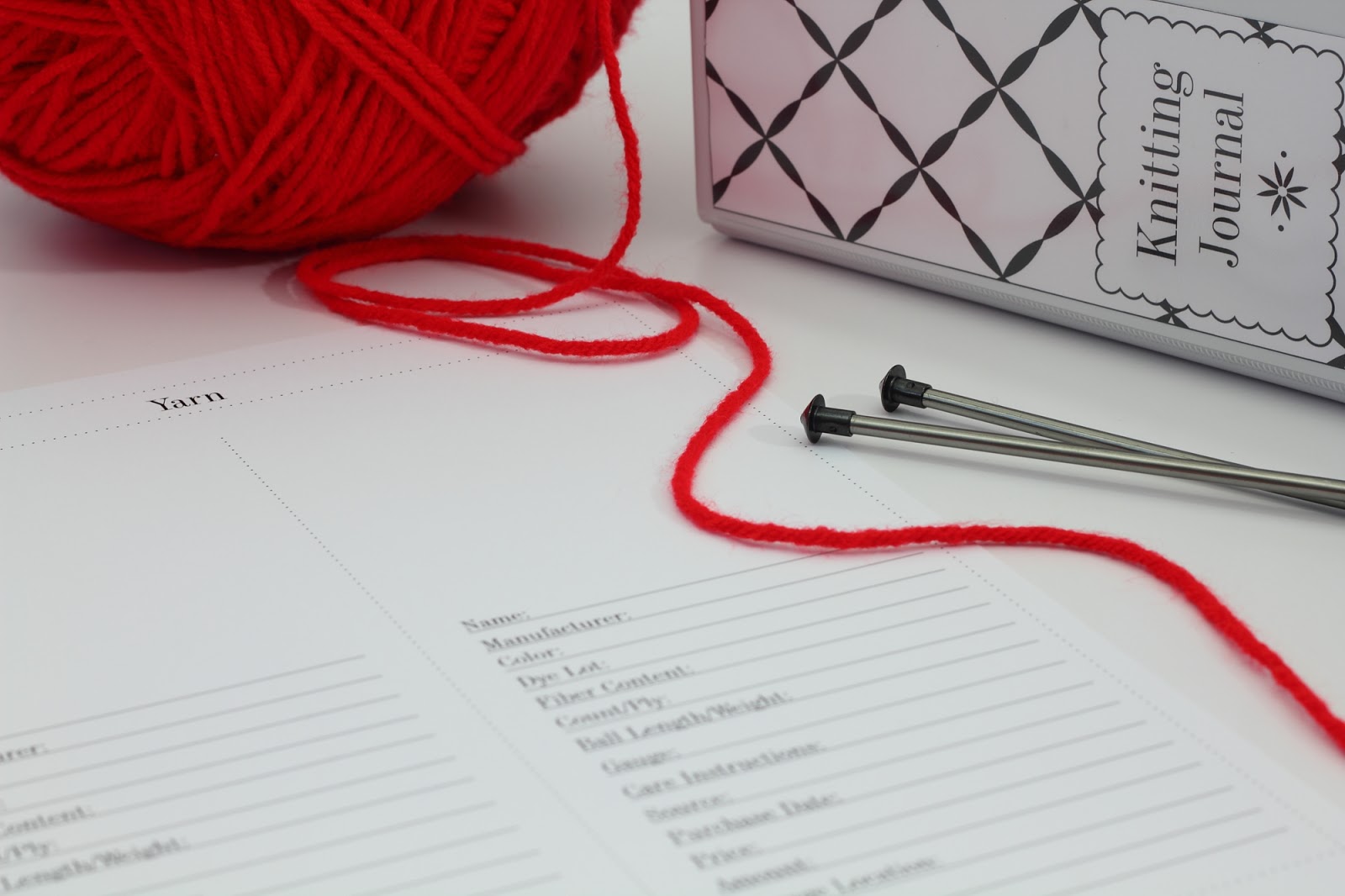 big B: Organization - Knitting Journal