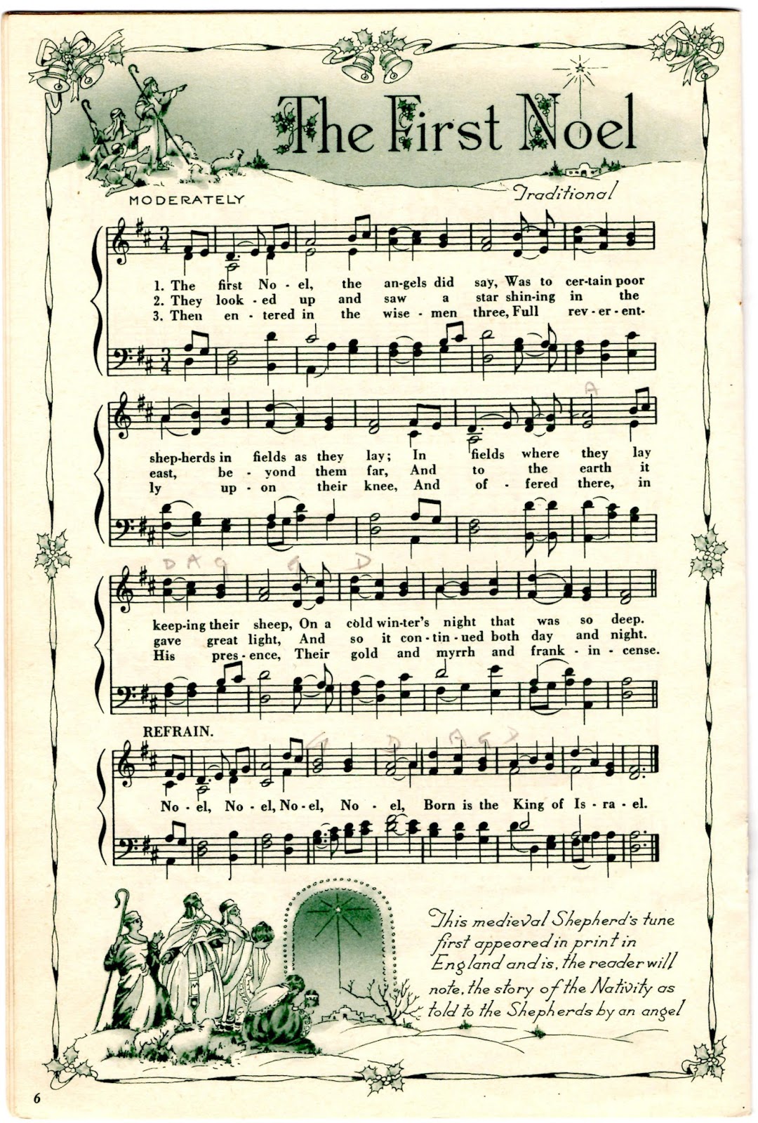 Holidays Homeschool Home Christmas Sheet Music For Scrapbooking