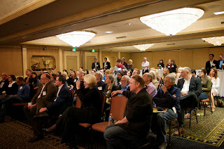 Photo of audience at a panel discussion on the future of human rights technology celebrating Martus' 10th Anniversary, Nov 6, 2013, Palo Alto, CA.