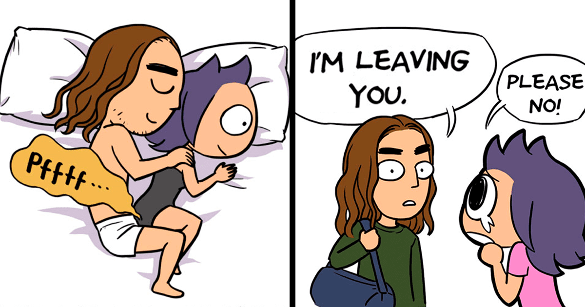 How To Fart When Sharing A Bed: A Hilarious Comic For Couples