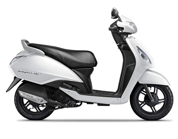 New Tvs Jupiter 2018 Colours Images And Wallpapers Bike Bazar Tvs Jupiter Pristine White