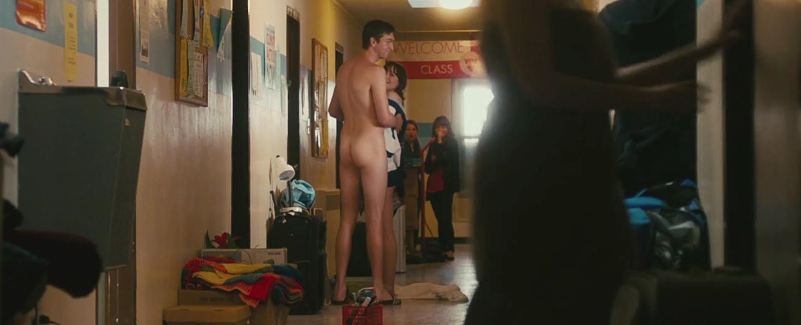 Nicholas Braun naked bum in How To Be Single.