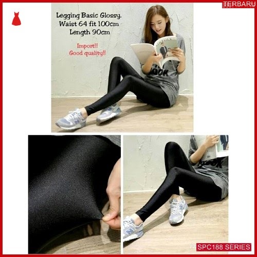 SPC188C42 Celana Leging Elastis Kulit Celana Wanita | BMGShop