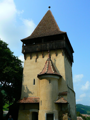 Imagini Romania: biserica fortificata de la Biertan, turn de aparare