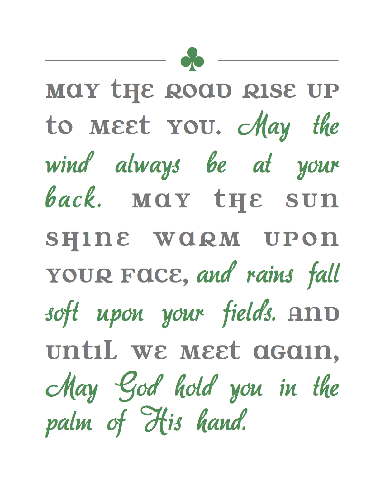 irish prayer wallpaper